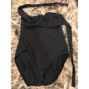 Calvin Klein one piece black swim suit